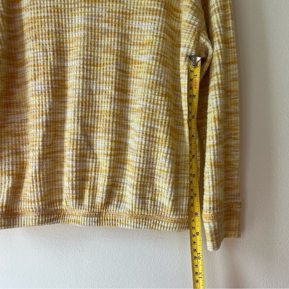 Old Navy Kids 2-Piece Waffle Knit Lounge Set | Size 5T | Yellow White Girls - Picture 9 of 13